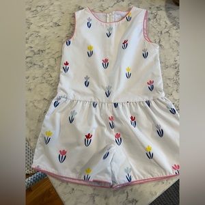 Pretty girls romper. Worn once for photo, perfect condition!